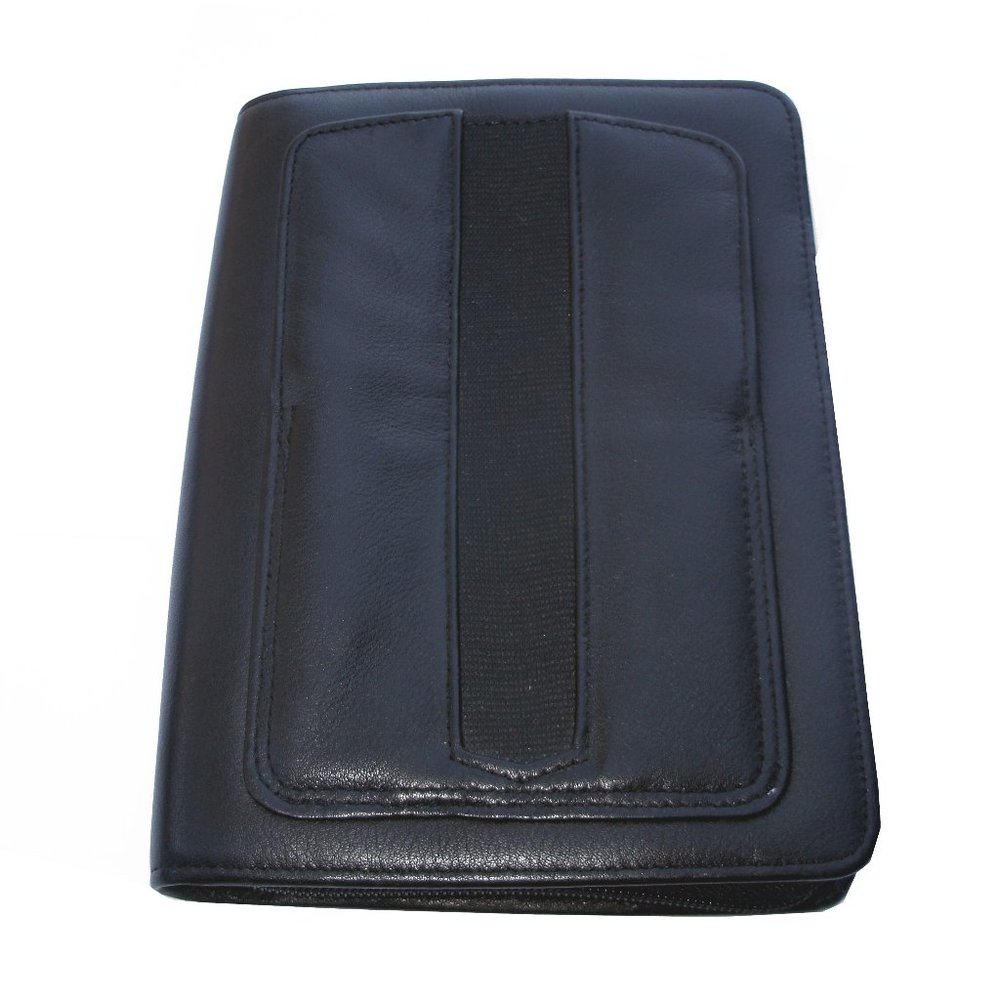 DayRunner Compact Leather Ziparound Planner Binder